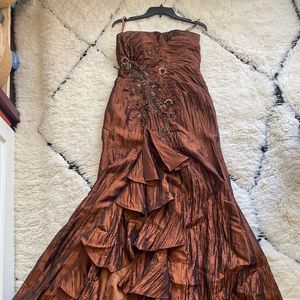 Mac Duggal Couture Gown (Copper) Size 8/10